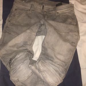G-STAR 3D ZIP KNEE JEANS